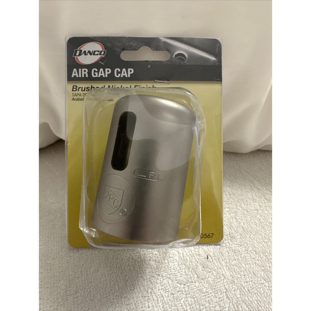 DANCO Kitchen‎ Air Gap Cap, Brushed Nickel, 1-Pack (10567) - NEW